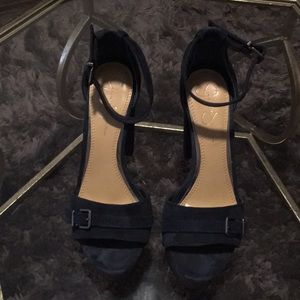 Jessica Simpson Navy Suede Sandal